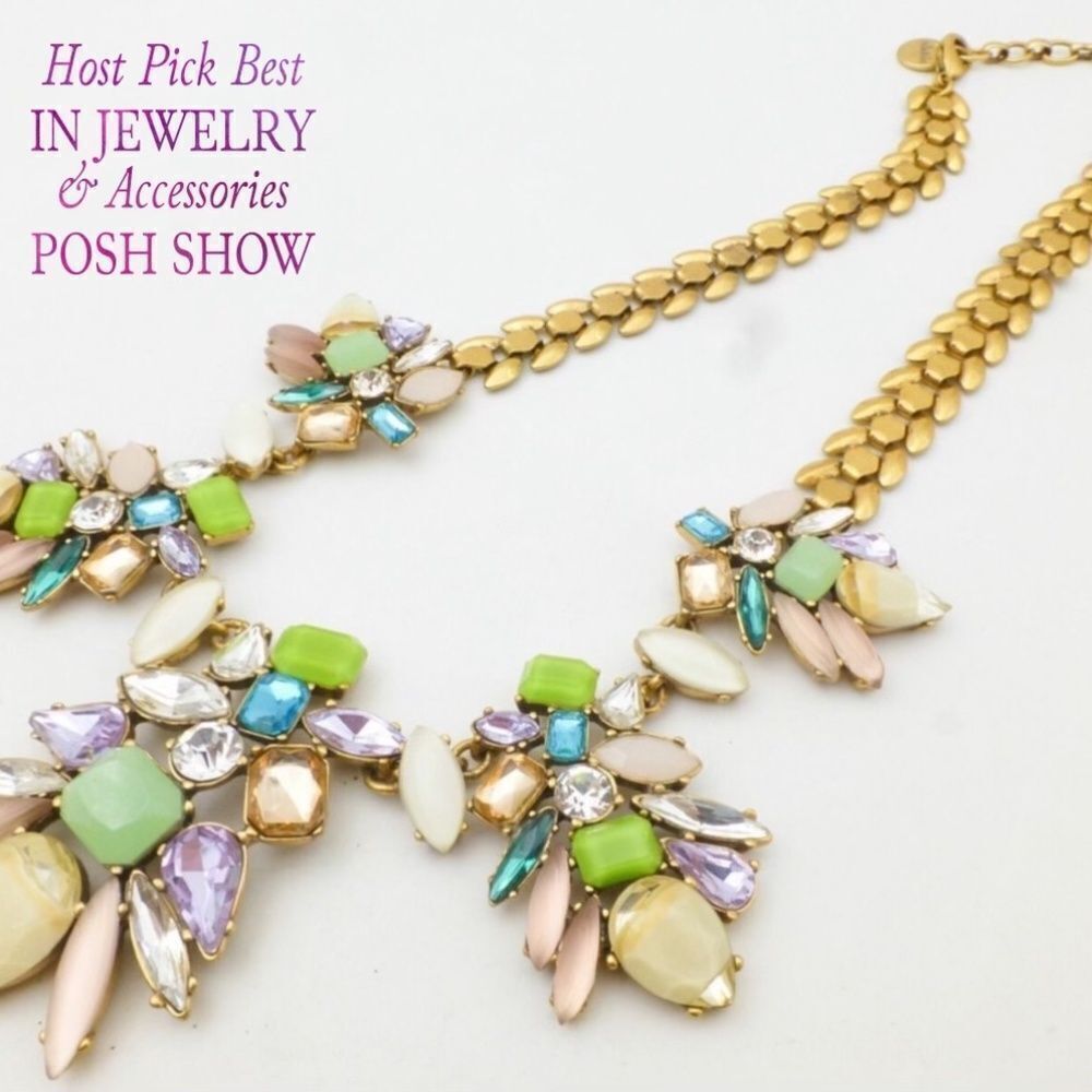 🔥 50% OFF | Stella & Dot Trellis Pastel Statement Necklace